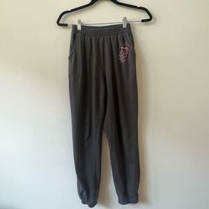 The Rolling Stone Womens Gray Pull On Mid-Rise Ankle Length Jogger Pants Size XS